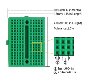 PROTOBOARD 170 VERDE image 3